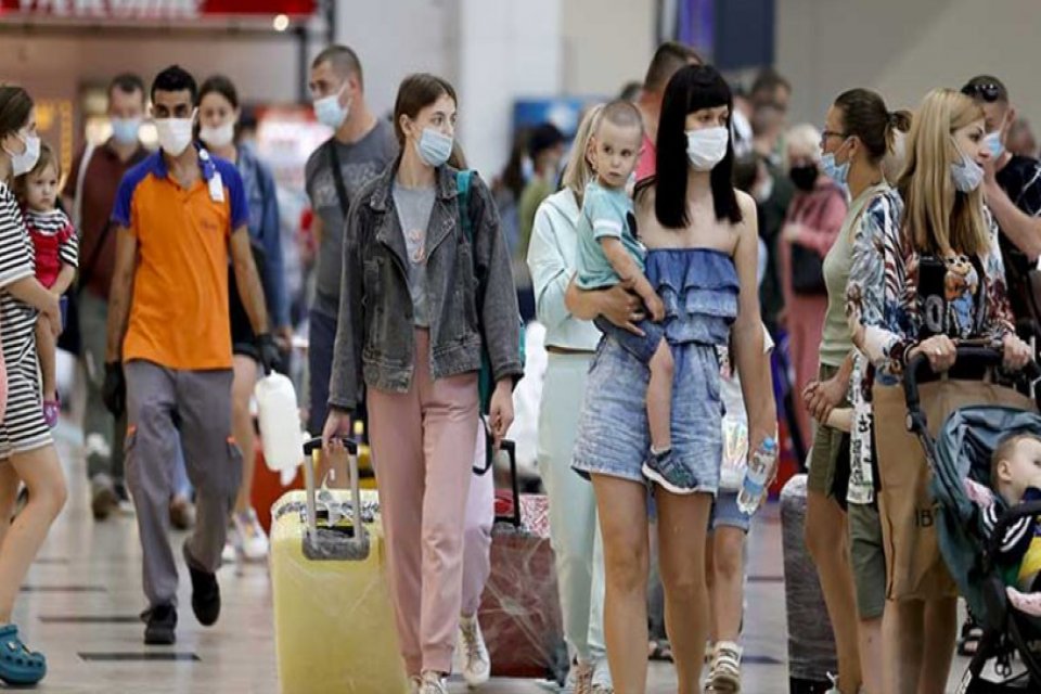 T&uuml;rkiye'ye temmuz ayında ge&ccedil;en yılın aynı ayına g&ouml;re y&uuml;zde 367