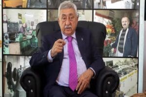 T&uuml;rkiye Esnaf ve Sanatkarları Konfederasyonu (TESK) Genel Başkanı Bendevi Paland&ouml;ken,