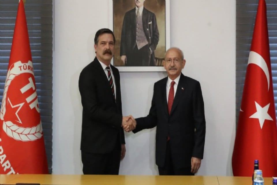 TİP'den İYİ Parti lideri Akşener&rsquo;in &ccedil;ıkışının ardından "Halkımız Saray karşısındaki