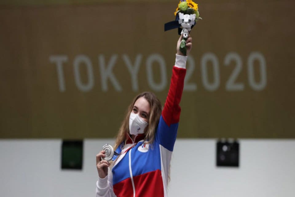 Rusya Olimpiyat Komitesi (ROC) adı altında Tokyo Olimpiyatları&rsquo;nda performans sergileyen