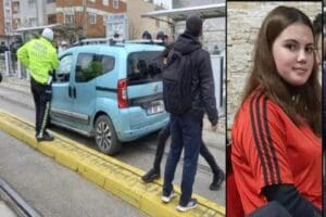 Eskişehir&rsquo;de yolun karşısına ge&ccedil;mek isteyen lise &ouml;ğrencisi Kader Y&uuml;r&uuml;k (16),