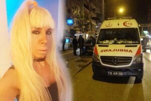 İZMİR'in Karabağlar il&ccedil;esinde trans birey G&uuml;nay &Ouml;zyıldız'ın (48) bı&ccedil;aklanarak &ouml;ld&uuml;rmesi