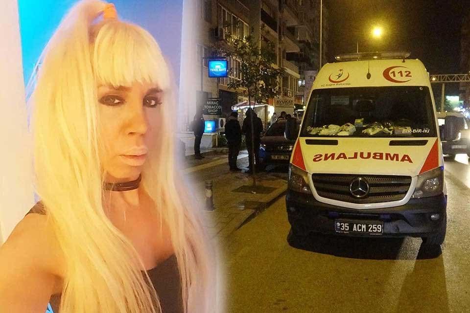 İZMİR'in Karabağlar il&ccedil;esinde trans birey G&uuml;nay &Ouml;zyıldız'ın (48) bı&ccedil;aklanarak &ouml;ld&uuml;rmesi
