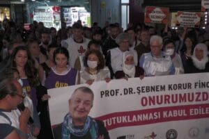 T&uuml;rk Tabipler Birliği (TTB) Merkez Konseyi Başkanı Şebnem Korur Fincancı'nın