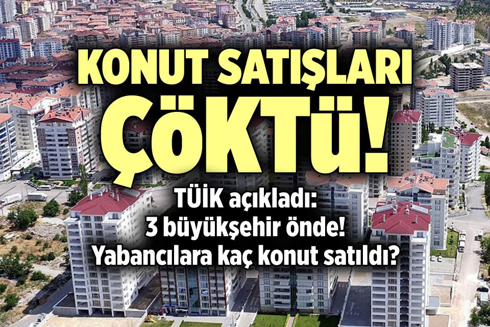 Konut satışlarında İstanbul 13 bin 944 konut satışı ve yüzde