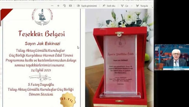 Tülay Aktaş İzmir'in Gönüllüleri Ödülleri'nin ikisi ihracatın duayenlerinin oldu