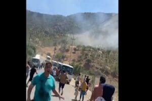 Kuzey Irak'ta Zaho sınır b&ouml;lgesinde bulunan bir tatil k&ouml;y&uuml;ne T&uuml;rkiye