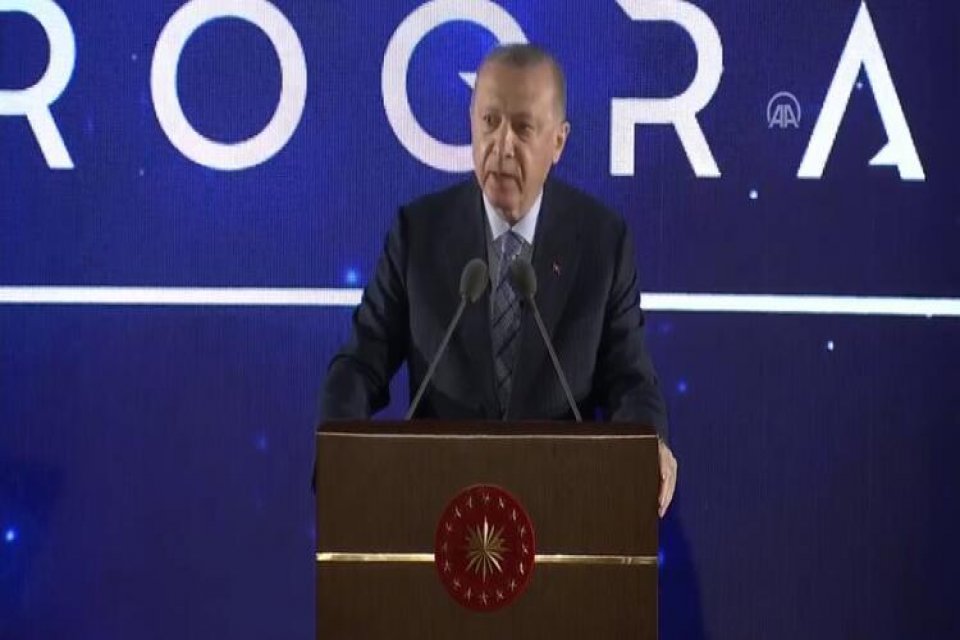 Cumhurbaşkanı Erdoğan, Beştepe Millet Kongre ve Kültür Merkezi’nde, Uzay Ajansı