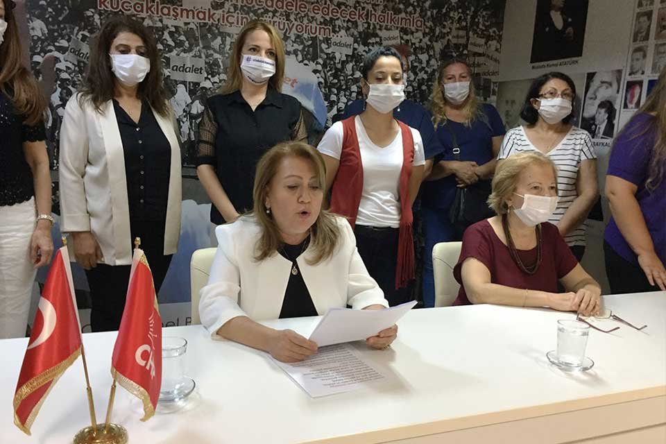 Cumhuriyet Halk Partisi Kadın Kolları Genel Başkanı Aylin Nazlıaka ve