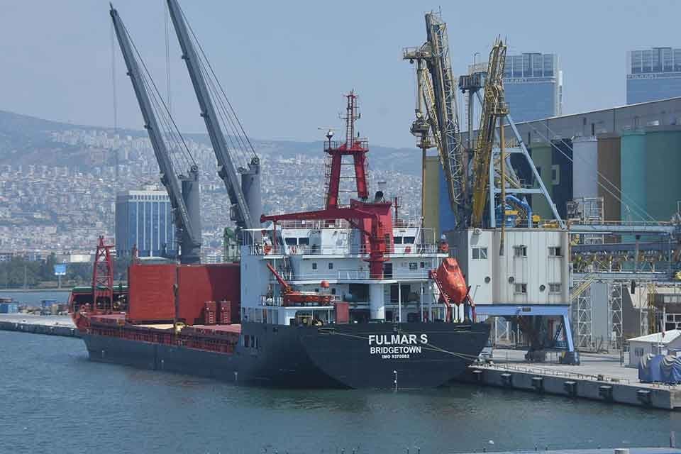UKRAYNA'dan yola &ccedil;ıkan, 11 bin 730 ton mısır y&uuml;kl&uuml;, Barbados