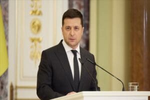 24 Şubat 2022'den beri Rusya ile savaşta olan Ukrayna'nın lideri