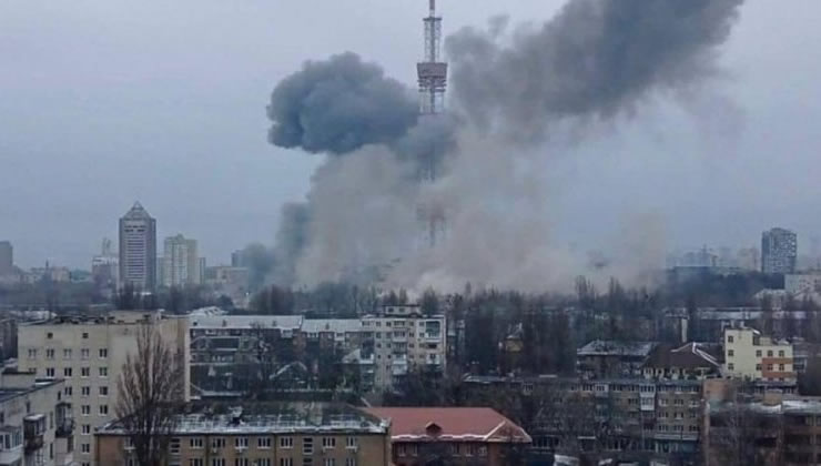 Rus ordusu Kiev’e gece ve sabah İHA saldırıları gerçekleştirdi