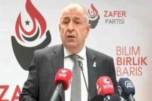 Zafer Partisi Genel Başkanı &Uuml;mit &Ouml;zdağ, deprem b&ouml;lgesinde yağma yapıldığını