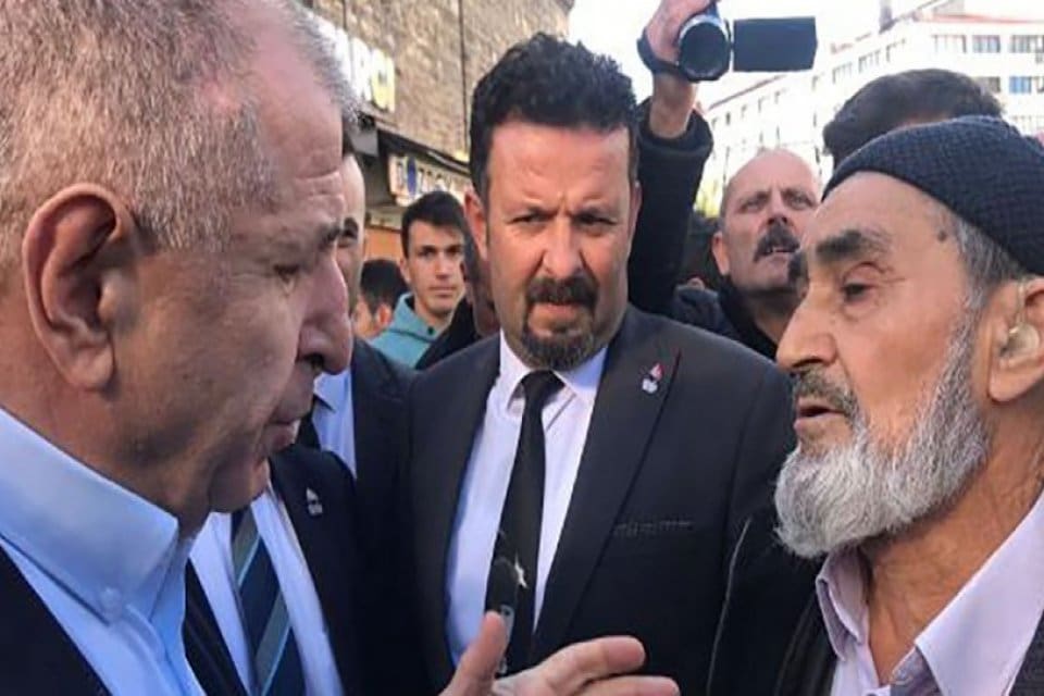 Zafer Partisi Genel Başkanı &Uuml;mit &Ouml;zdağ, Bolu&rsquo;da esnaf ziyareti sırasında