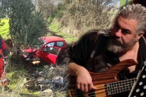 Muğla'nın Milas il&ccedil;esinde m&uuml;zisyen Hakan Yelbiz'in direksiyon hakimiyetini kaybettiği kazada