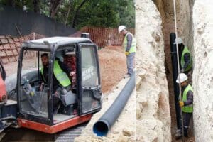 İzmir B&uuml;y&uuml;kşehir Belediyesi İZSU Genel M&uuml;d&uuml;rl&uuml;ğ&uuml;, Urla&rsquo;da 10 kilometrelik yağmur
