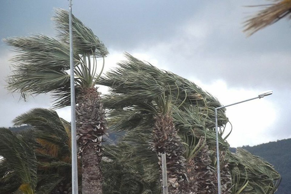 İzmir’de etkili olan şiddetli fırtına, Urla ilçesinde de hayatı olumsuz