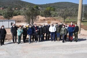 İzmir'in Urla il&ccedil;esi K&ouml;yaltı mevkisinde yapımına başlanan 'Atıksu Bertaraf Tesisi'nin