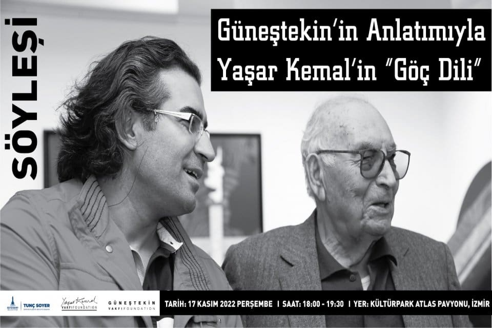 İzmir usta ressamın g&ouml;z&uuml;nden usta yazarı dinlemeye hazırlanıyor. İzmir B&uuml;y&uuml;kşehir