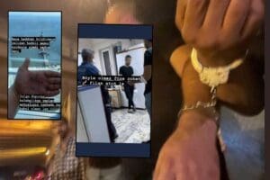 İzmir'de, polis uygulamasında durdurulan otomobilde bir miktar uyuşturucu ile yakalanıp