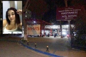 İZMİR'in Konak il&ccedil;esinde Elif Terziler'in (16) taksiyle hastaneye g&ouml;t&uuml;r&uuml;l&uuml;rken yolda