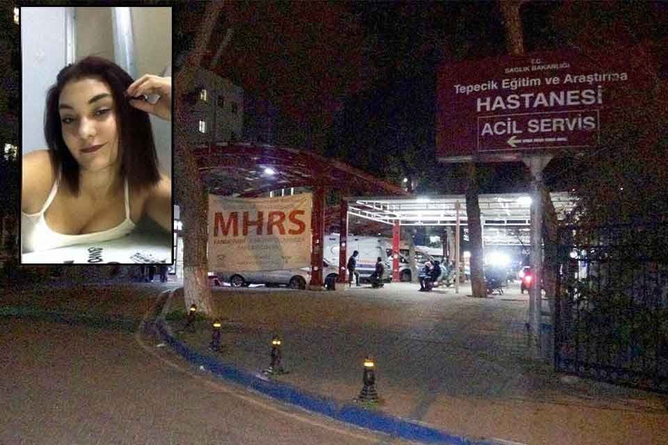 İZMİR'in Konak il&ccedil;esinde Elif Terziler'in (16) taksiyle hastaneye g&ouml;t&uuml;r&uuml;l&uuml;rken yolda