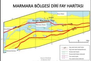 Marmara Denizi'nde gece yarısı 3.1 b&uuml;y&uuml;kl&uuml;ğ&uuml;nde deprem meydana geldi. Deprem