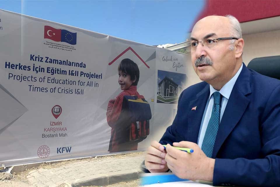 İzmir'de tartışmalara neden olan 'm&uuml;lteci okulu' iddialarına y&ouml;nelik Vali K&ouml;şger'den