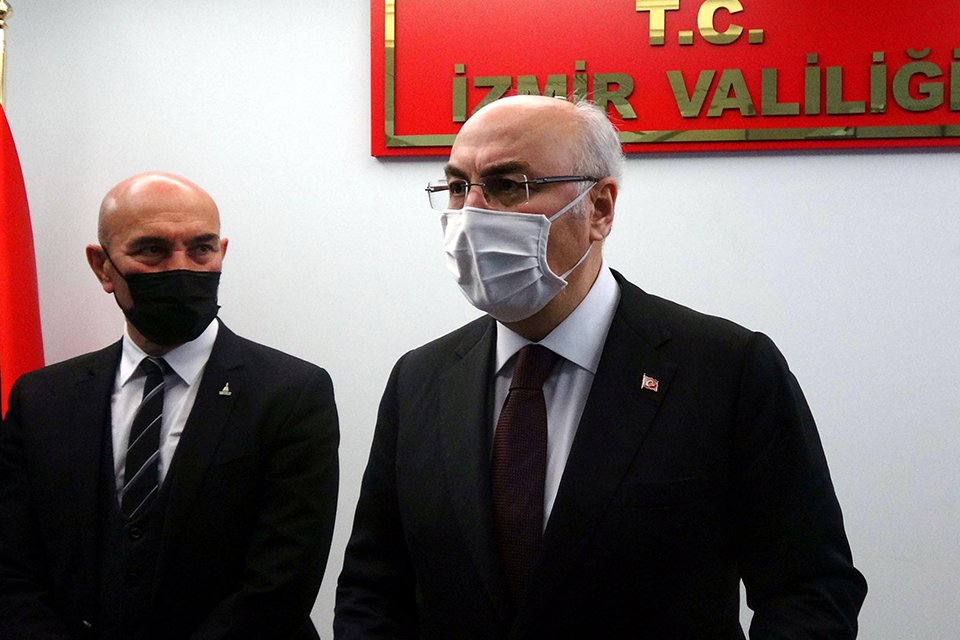 İzmir Valisi Yavuz Selim Köşger, İzmir'de geçen 30 Ekim'de meydana