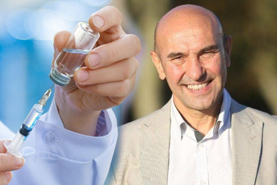 Sırası gelince aşı olacağını a&ccedil;ıklayan İzmir B&uuml;y&uuml;kşehir Belediyesi Başkanı Tun&ccedil;