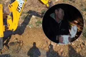 Sultangazi'de boş bir arazide ka&ccedil;ak kesim yapıldığı ihbarını alan zabıta