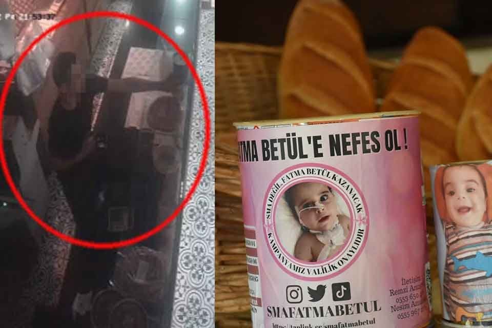 İzmir'de fırının kapısını zorlayarak giren hırsızlık ş&uuml;phelisi, kasadaki para ile