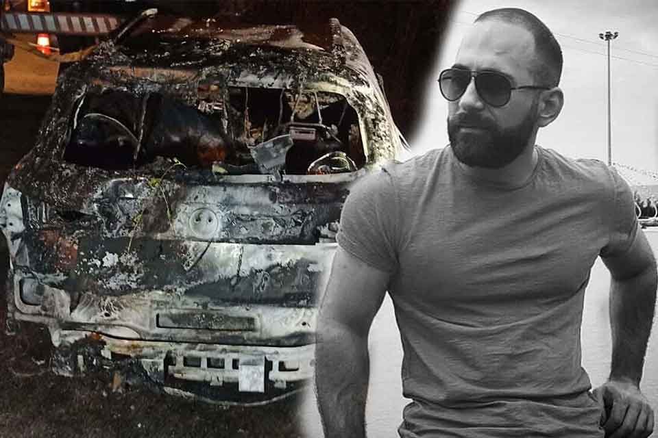 MUĞLA'nın Ortaca il&ccedil;esinde, ağaca &ccedil;arpıp dereye yuvarlanan ve ardından alev