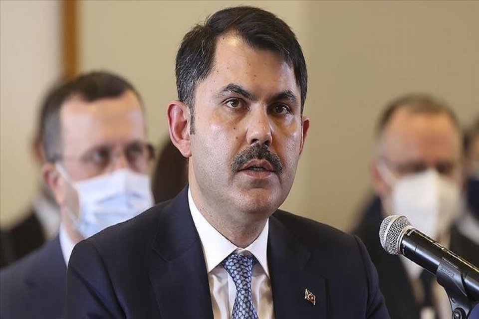 &Ccedil;evre ve Şehircilik Bakanı Murat Kurum, suyun sınırlı miktarda olduğunu