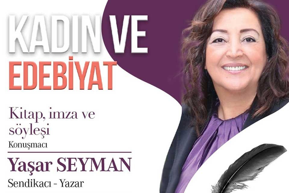 Bayraklı Belediyesi tarafından d&uuml;zenlenen etkinlikte CHP PM &Uuml;yesi-Yazar Yaşar Seyman