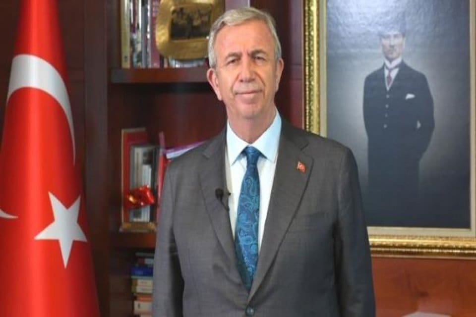Ankara B&uuml;y&uuml;kşehir Belediye Başkanı Mansur Yavaş İYİ Parti Genel Merkezi'ne