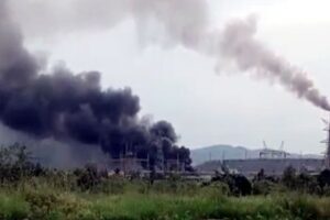 Muğla’nın Milas ilçesine bağlı İkizköy Mahallesi’ndeki Yeniköy Termik Santrali’nde yangın