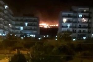 İzmir'in Menemen il&ccedil;esinde, yerleşim yerlerine yakın b&ouml;lgedeki otluk alanda &ccedil;ıkan