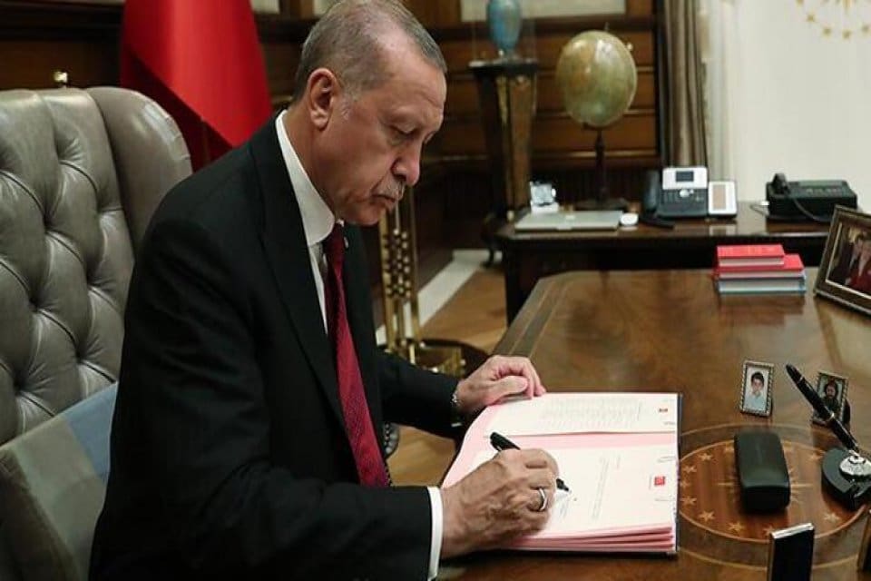 Cumhurbaşkanı Recep Tayyip Erdoğan, Ticaret Bakanlığı tarafından hazırlanan "Yeşil Mutabakat