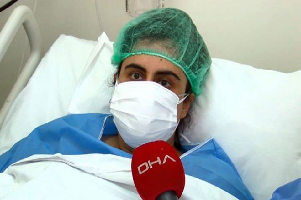 Ankara'da koronavir&uuml;s&uuml; yenen &Ouml;zlem G&uuml;ng&ouml;r (34) 5 g&uuml;n kaldığı yoğun