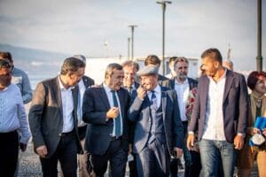 İzmir B&uuml;y&uuml;kşehir Belediye Başkanı Tun&ccedil; Soyer ve CHP İzmir İl