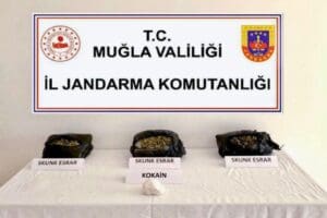 Muğla'nın Bodrum il&ccedil;esinde, jandarma ekipleri tarafından yapılan yol kontrol&uuml; uygulamasında