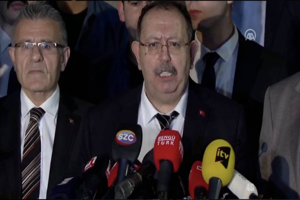 YSK Başkanı Ahmet Yener, yurt&nbsp;i&ccedil;i oy girişi sayısının y&uuml;zde 71,