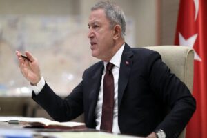 Yunanistan ile gerilimle ilgili konuşan Milli Savunma Bakanı Hulusi Akar,