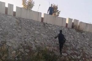 Manisa'nın Şehzadeler il&ccedil;esinde y&uuml;r&uuml;me engelli gibi davranıp, dilenen Recep &Ccedil;akır