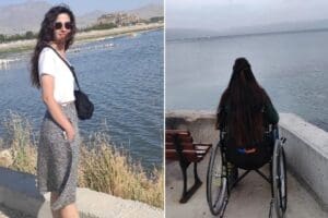 Kimya m&uuml;hendisi M&uuml;zeyyen Bilici'nin, kuyruk kemiğindeki kırık nedeniyle girdiği ameliyatla