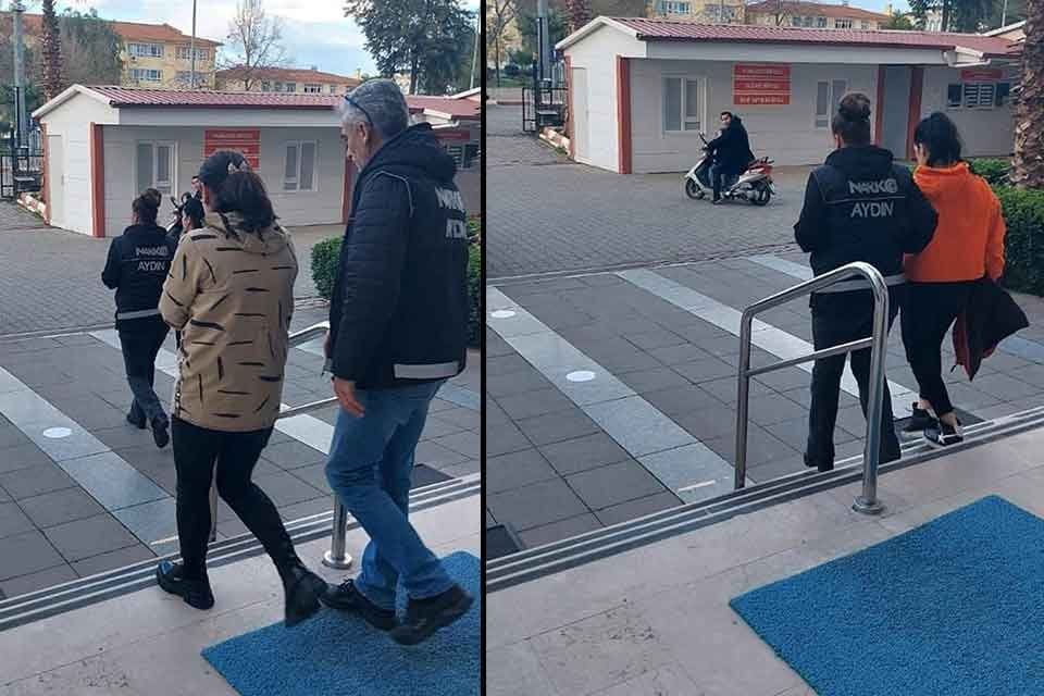 Aydın'ın Nazilli il&ccedil;esine uyuşturucu sokmaya &ccedil;alışan İran uyruklu Samoyeh Sadeghi