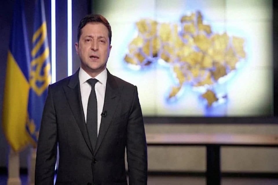 Ukrayna Devlet Başkanı Volodimir Zelenskiy T&uuml;rkiye Cumhuriyet'in kuruluşunun 99. yıl