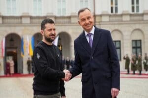 Ukrayna lideri Zelenskiy, Polonya liderleriyle ikili ilişkileri ve Ukrayna'nın yeniden