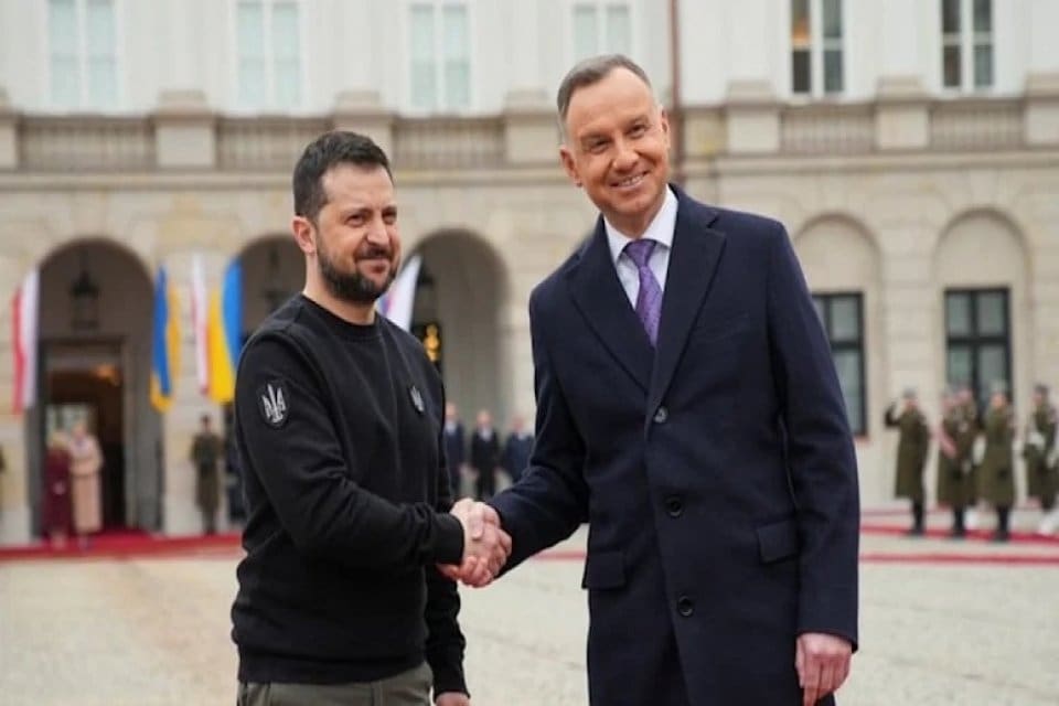 Ukrayna lideri Zelenskiy, Polonya liderleriyle ikili ilişkileri ve Ukrayna'nın yeniden